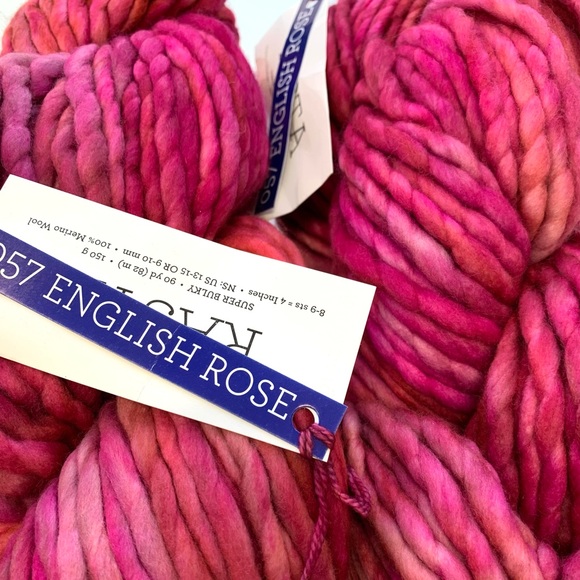 Brand new 6 Skeins Malabrigo Rasta Yarn English Rose Super Bulky Pure Merino - Picture 3 of 7